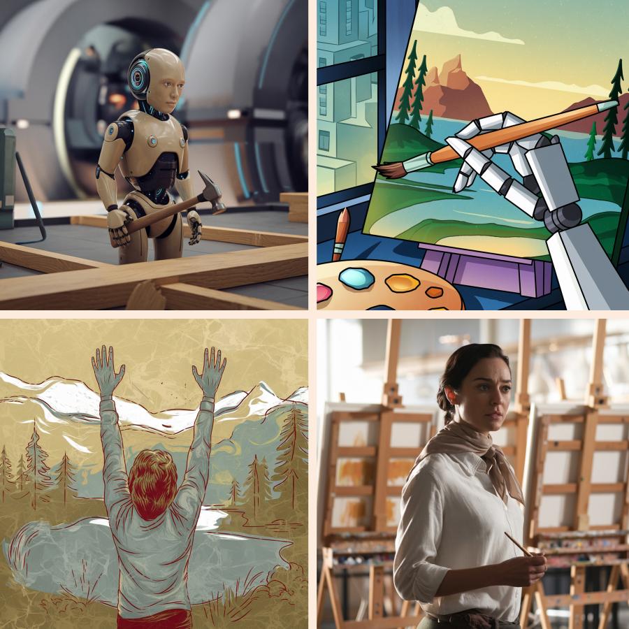 Prompt: visualize artistic autonomy