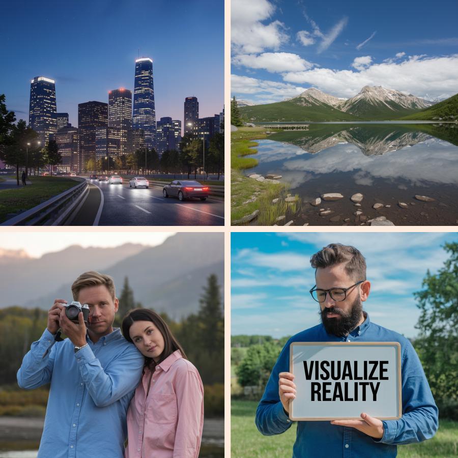 Prompt: visualize reality