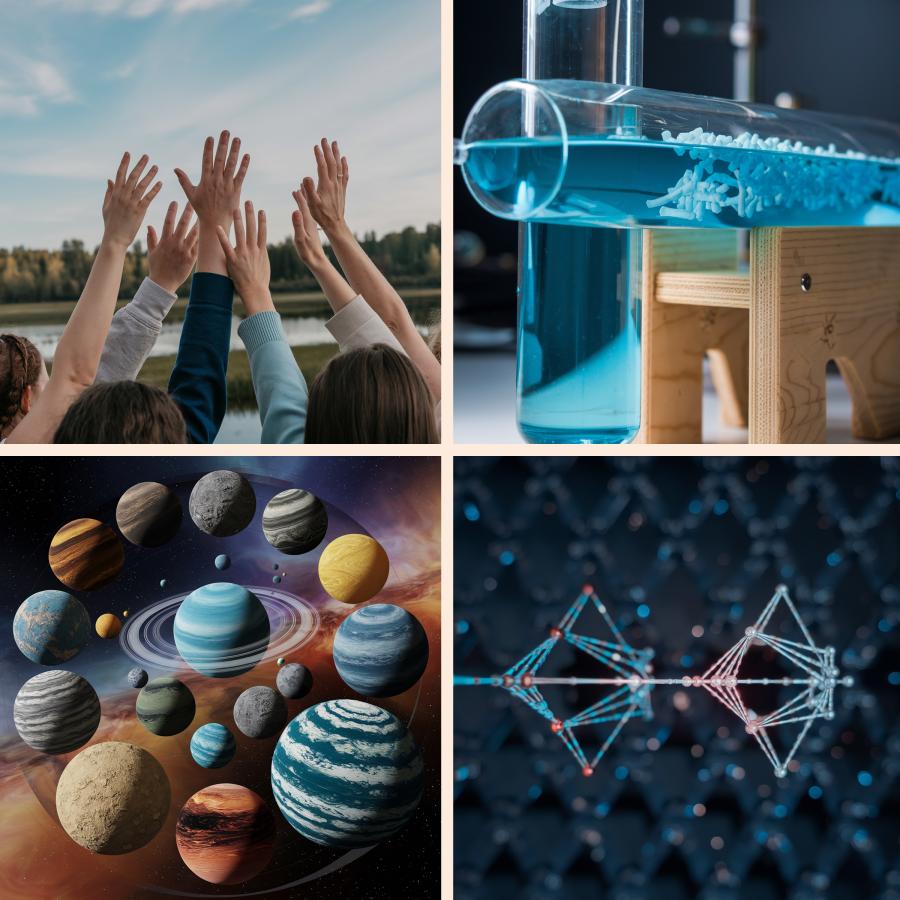 Prompt: visualize planetary entanglement