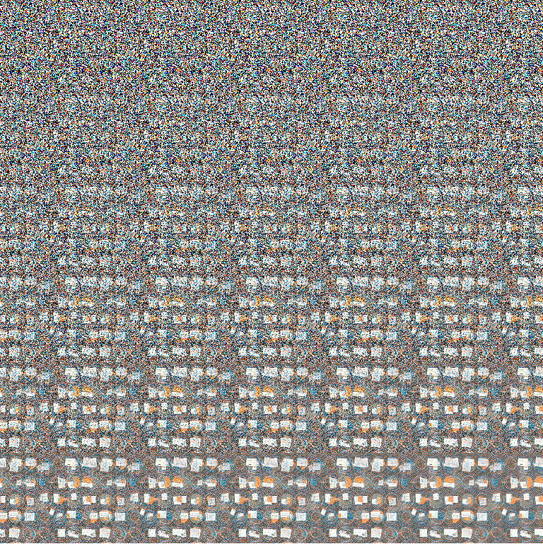 All the steps to generate a synthetic image